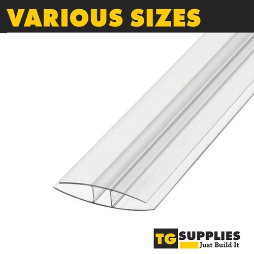 Clear section joining strip - clear,