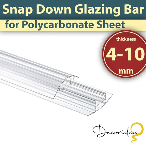 Clear polycarbonate snap down - snap,