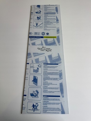 8mm clear polycarbonate sheet - 8mm,
