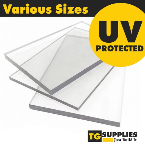 Clear perspex sheet solid - clear,