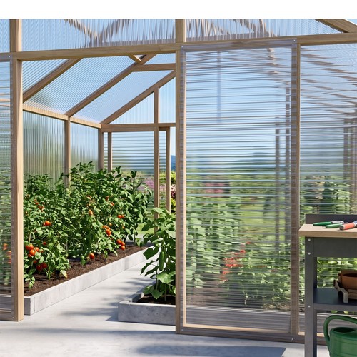 5x1m polycarbonate roofing - 5x1m,